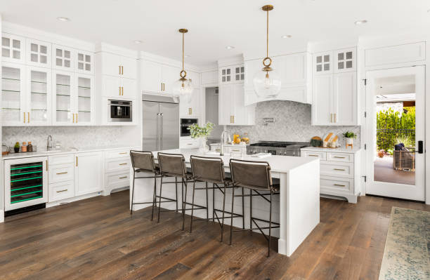 LVP kitchen floor Turtle Lake